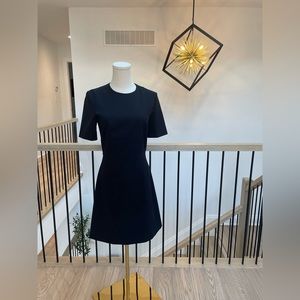 Black Short Sleeved Dress